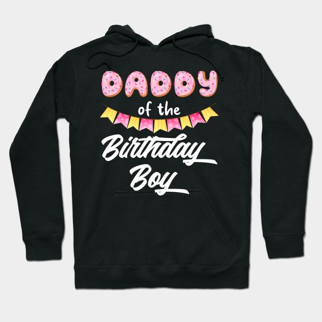 Donut Daddy Of The Birthday Boy Hoodie by Kokomo